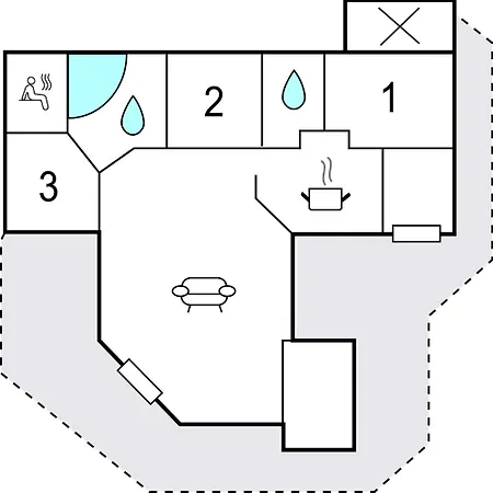 Holiday home Cozy In With Sauna Stege